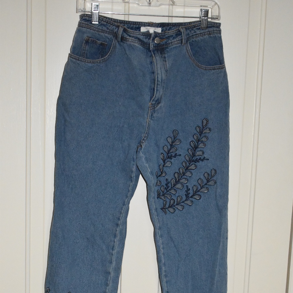 High Waisted Patterend Jeans